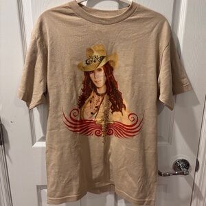 Vintage Alstyle Apparel Living Proof Tour 2003 Graphic Tee Beige Size M